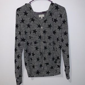 Lucky Brand Stars Zip up Hoodie